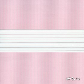 Рулонные шторы Зебра:СТАНДАРТ светло-розовый