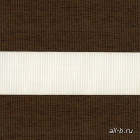 Рулонные шторы Зебра:ЭТНИК темно-коричневый 