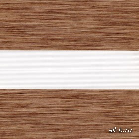 Рулонные шторы Зебра:МОНТАНА светло-коричневый 