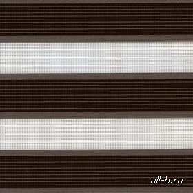 Рулонные шторы Зебра:АДАЖИО коричневый 