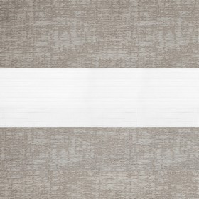 Рулонные шторы Зебра:АУРА светло-коричневый 