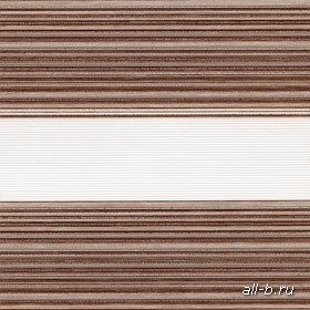Рулонные шторы Зебра:ДАКОТА коричневый