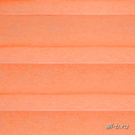 Шторы плиссе:Тревира Силк оранжевый 